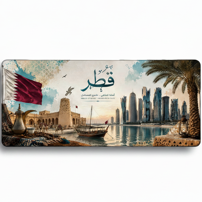 ماوس باد مخصص 90×40 سم | Custom Desk Mat